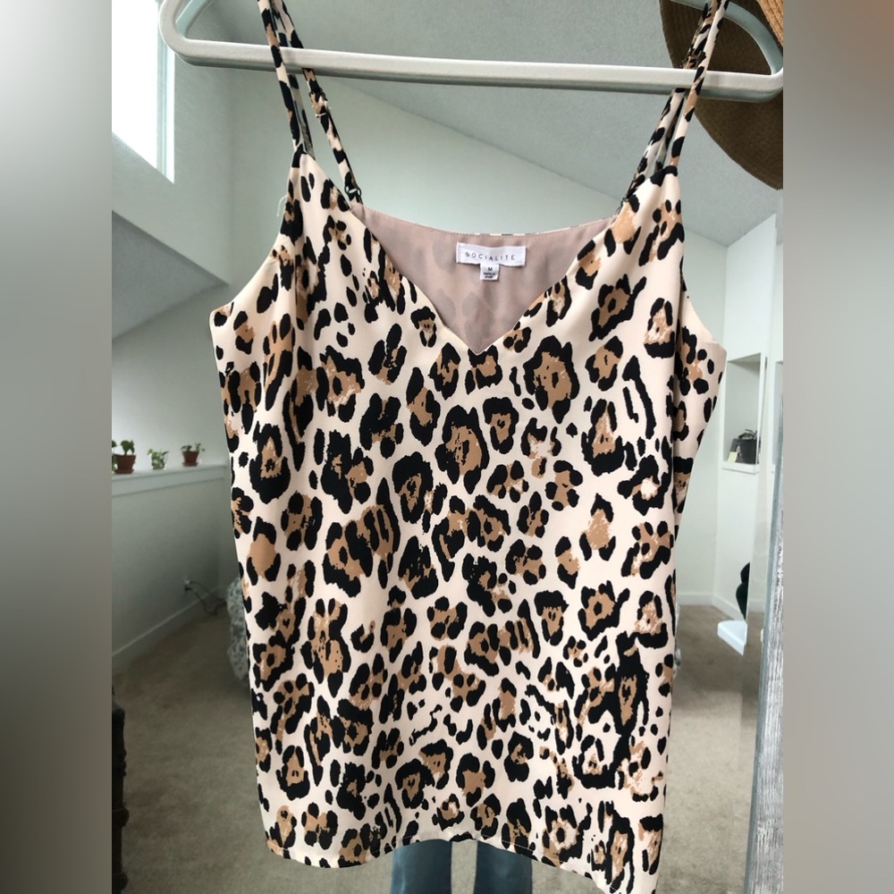 Socialite Animal Print Tank M